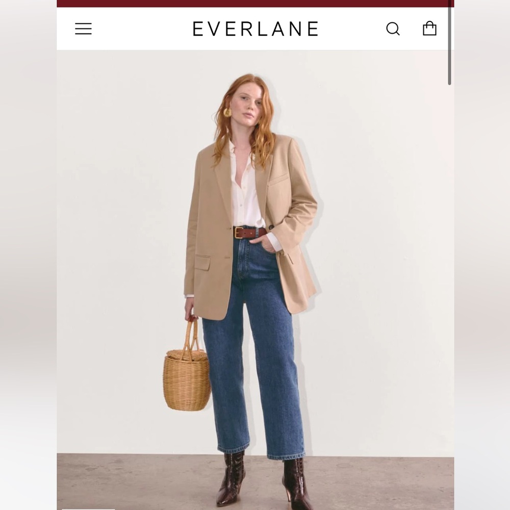 Everlane high rise 90s cheeky jeans